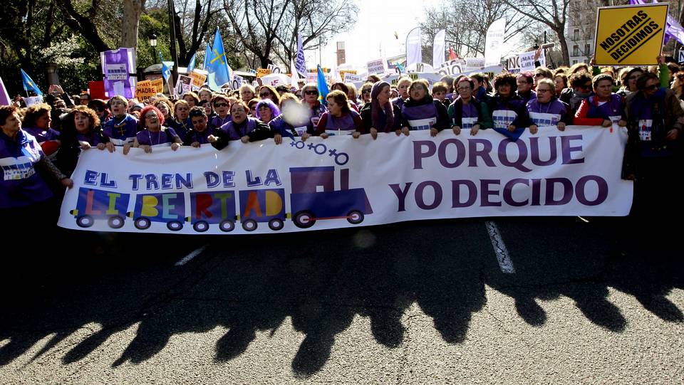 Una Marea Violeta Toma Madrid