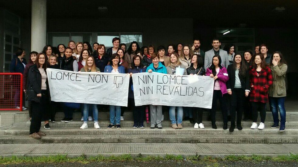 Oposición desde el colegio A Cristina de Carballo a las reválidas