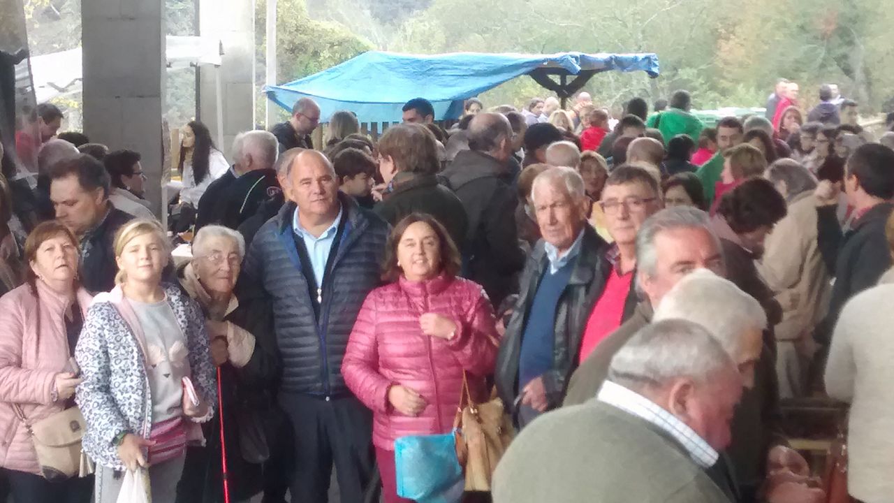 Mariñanos en la Festa da Castaña do Courel