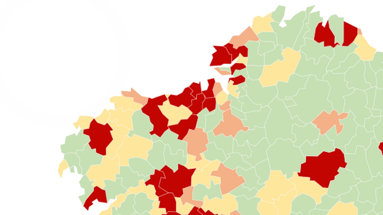 Cincuenta Concellos Gallegos Ya Est N En Alerta Roja Por Covid
