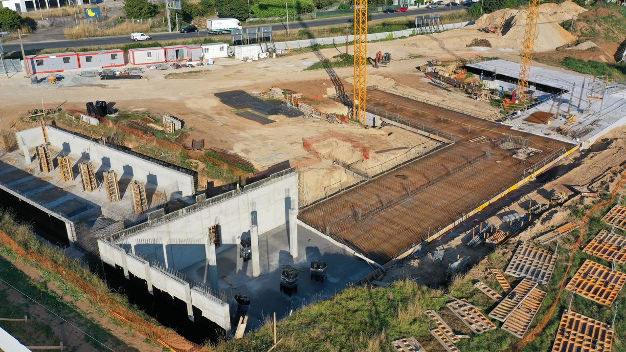 Comienzan las obras de la estructura de la planta cero del CIS de Lalín