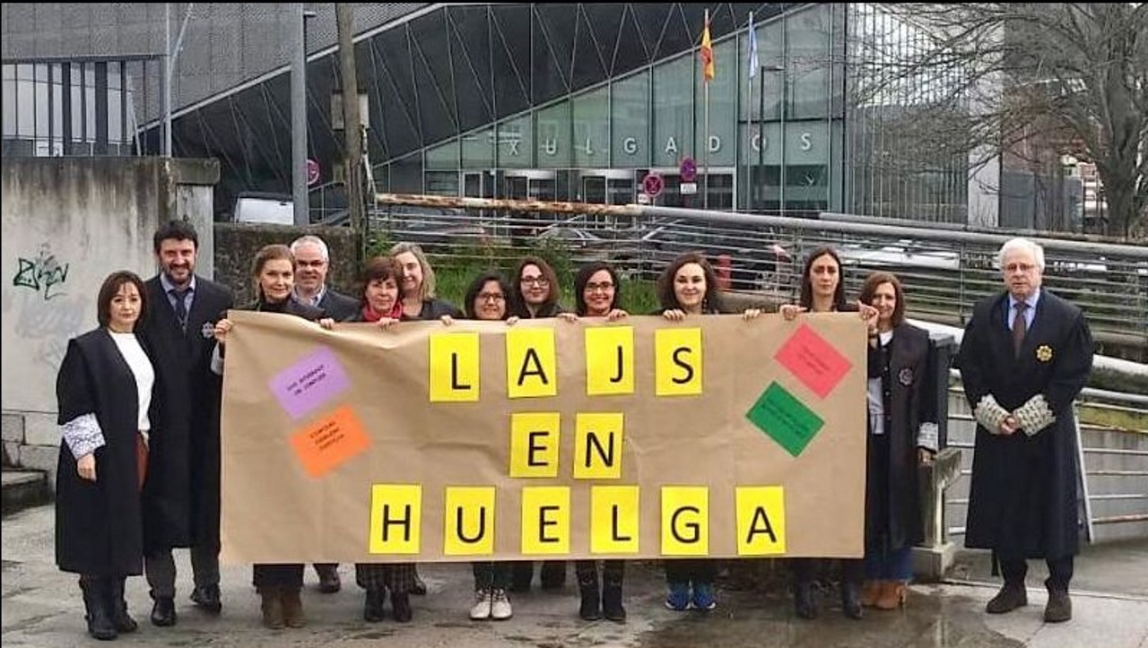 La huelga de letrados judiciales ya ha paralizado más de dos mil vistas