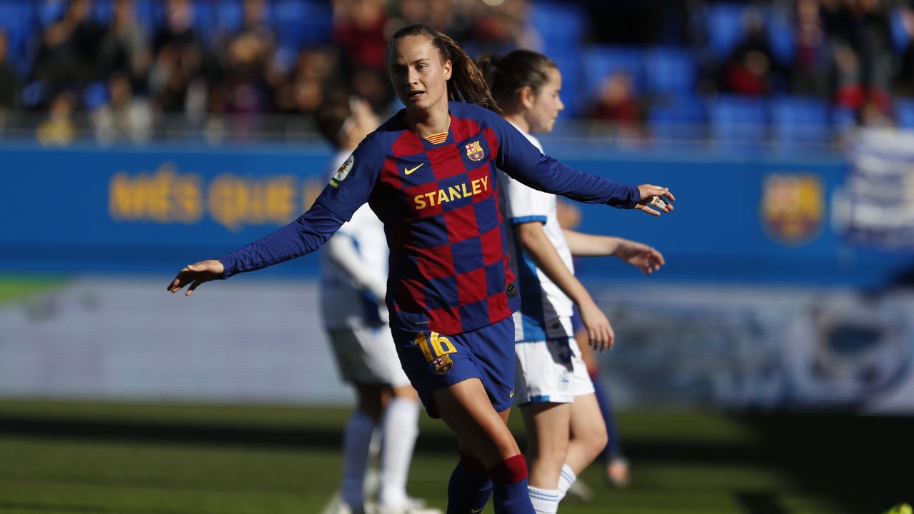 El Barça, subcampeón de Europa. desnuda al Deportivo femenino