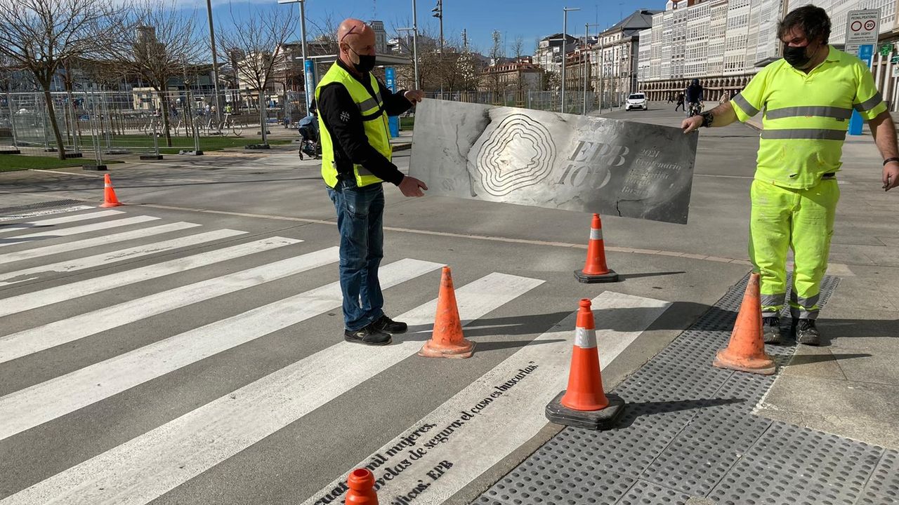 22 pasos de peatones de A Coruña contarán con frases de Emilia Pardo Bazán