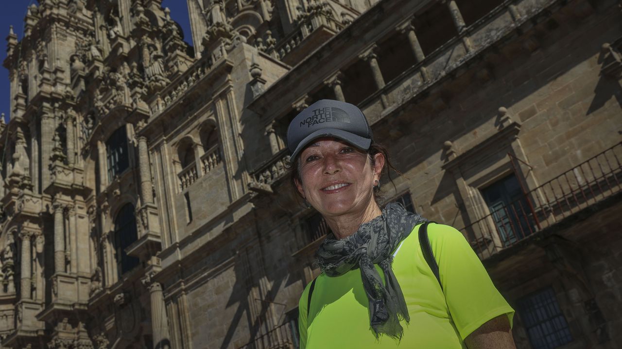 Ana Rosa llega a Santiago tras hacer tres etapas del Camino en familia