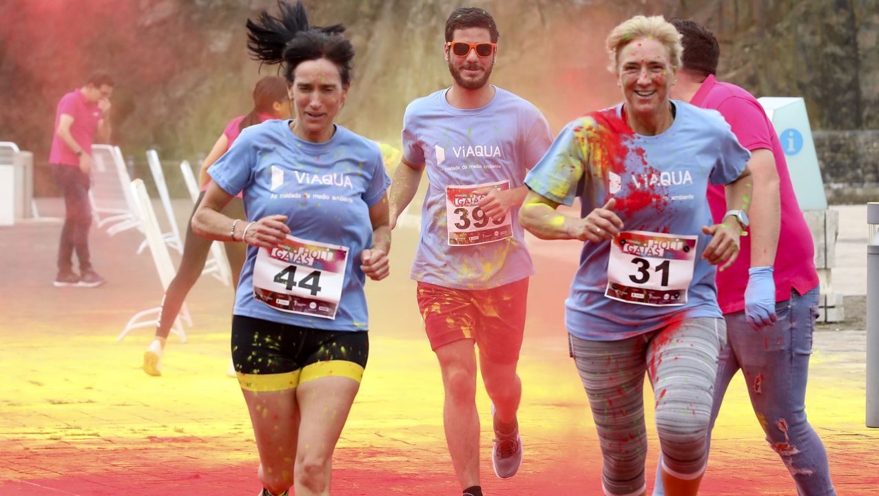 The “Holi Gaiás” race returns to the Cidade da Cultura