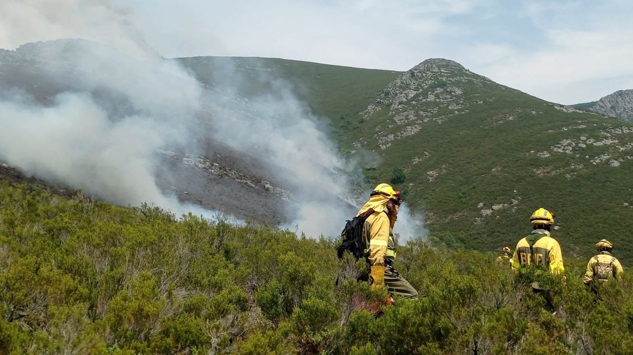 O incêndio de Vilario de Conso queimou 95 hectares do parque O Invernadeiro