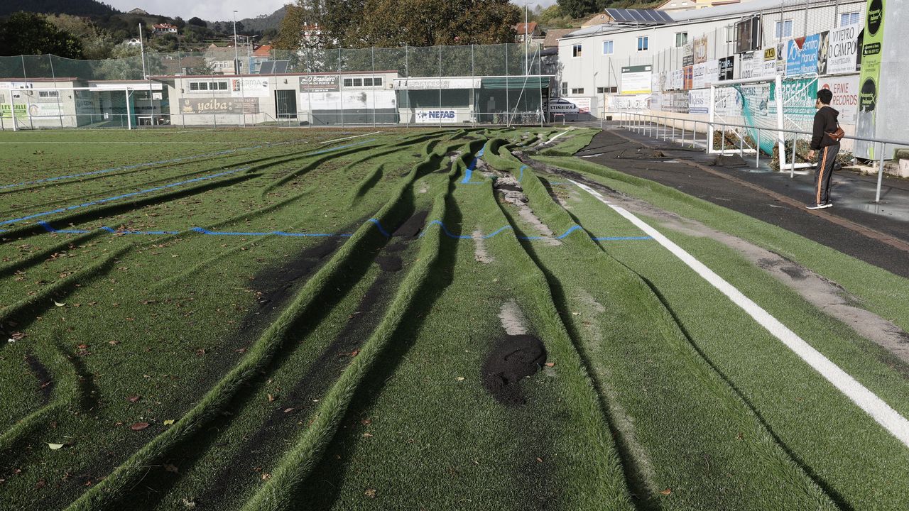 Así fue el paso del temporal Kirk por la comarca de Pontevedra